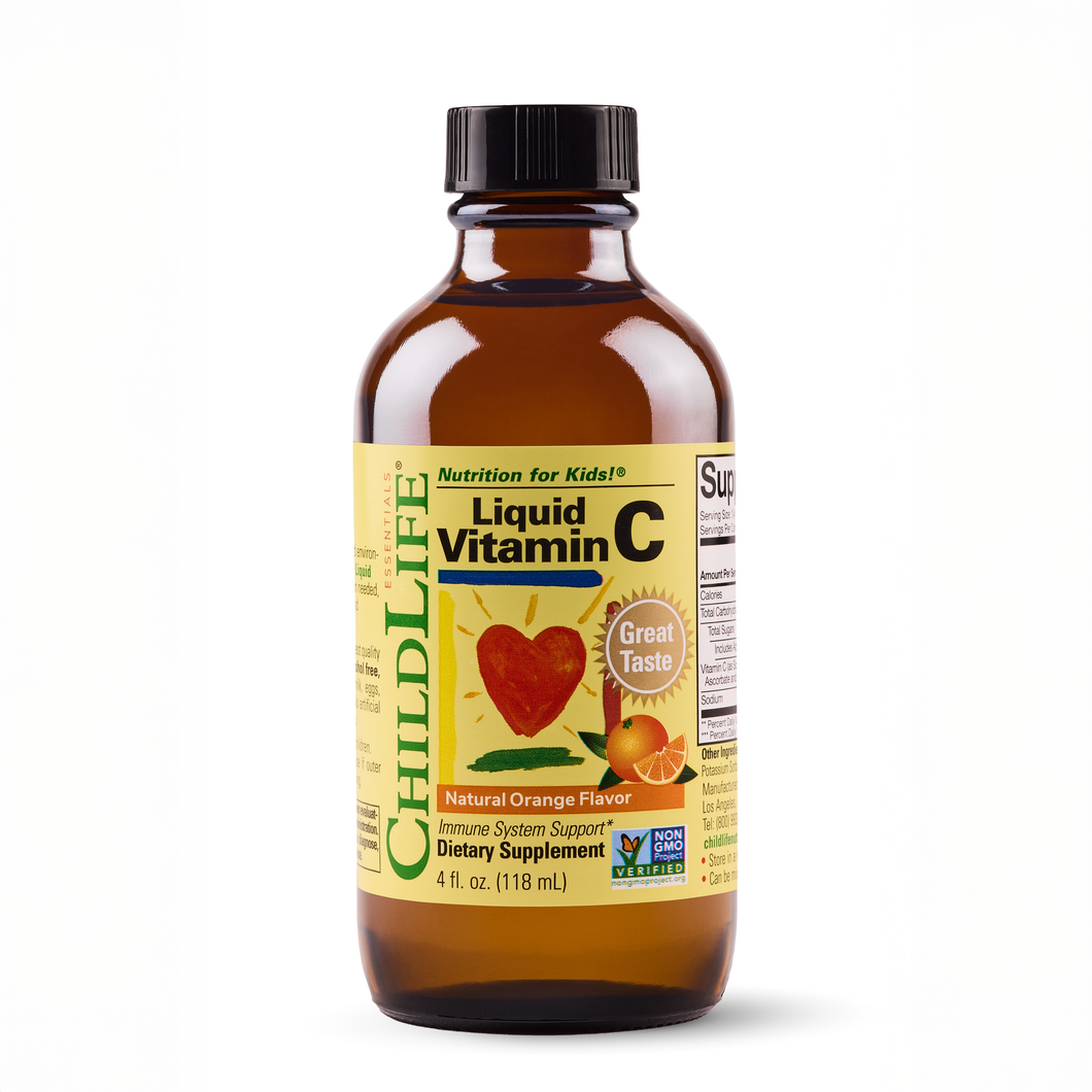 ChildLife Essentials Liquid Vitamin C Natural Orange 4 fl oz (118 ml)
