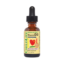 Load image into Gallery viewer, ChildLife Essentials Vitamin D3 Natural Berry 12.5 mcg (500 IU) 1 fl oz (30 ml)
