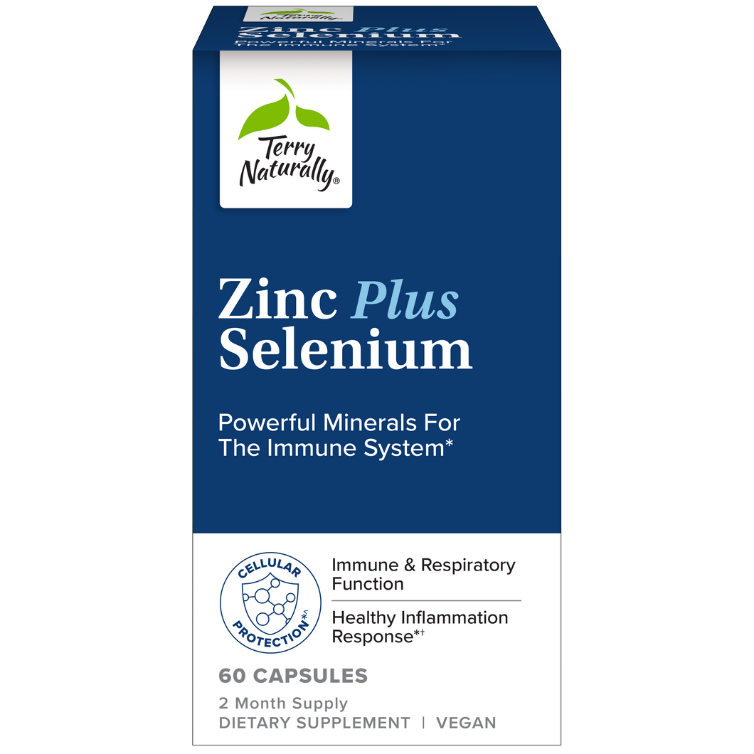 Terry Naturally Zinc Plus Selenium 60 Capsules