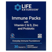 Load image into Gallery viewer, Life Extension Immune Packs with Vitamin C &amp; D, Zinc and Probiotic
