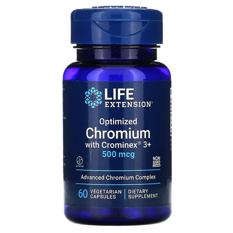 Life Extension Optimized Chromium with Crominex® 3+ 500 mcg