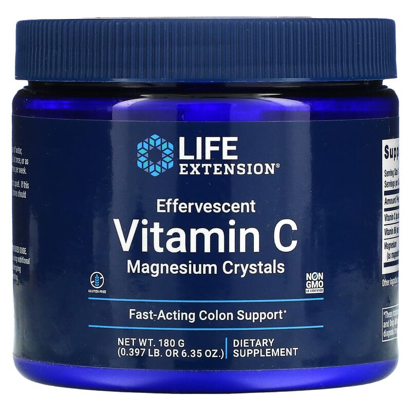 Life Extension Effervescent Vitamin C Magnesium Crystals