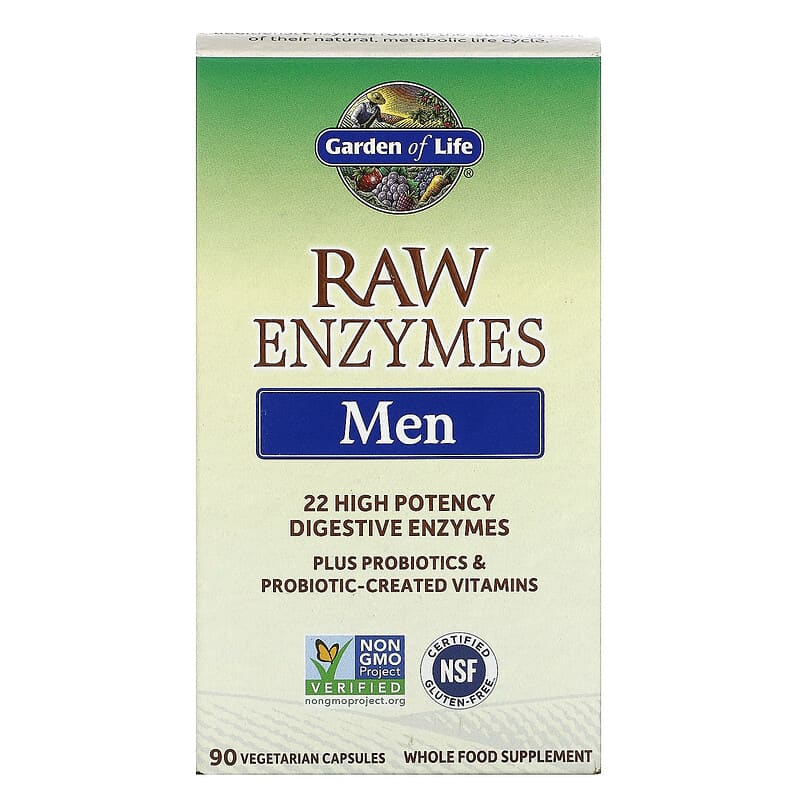 Garden of Life Raw Enzymes Men