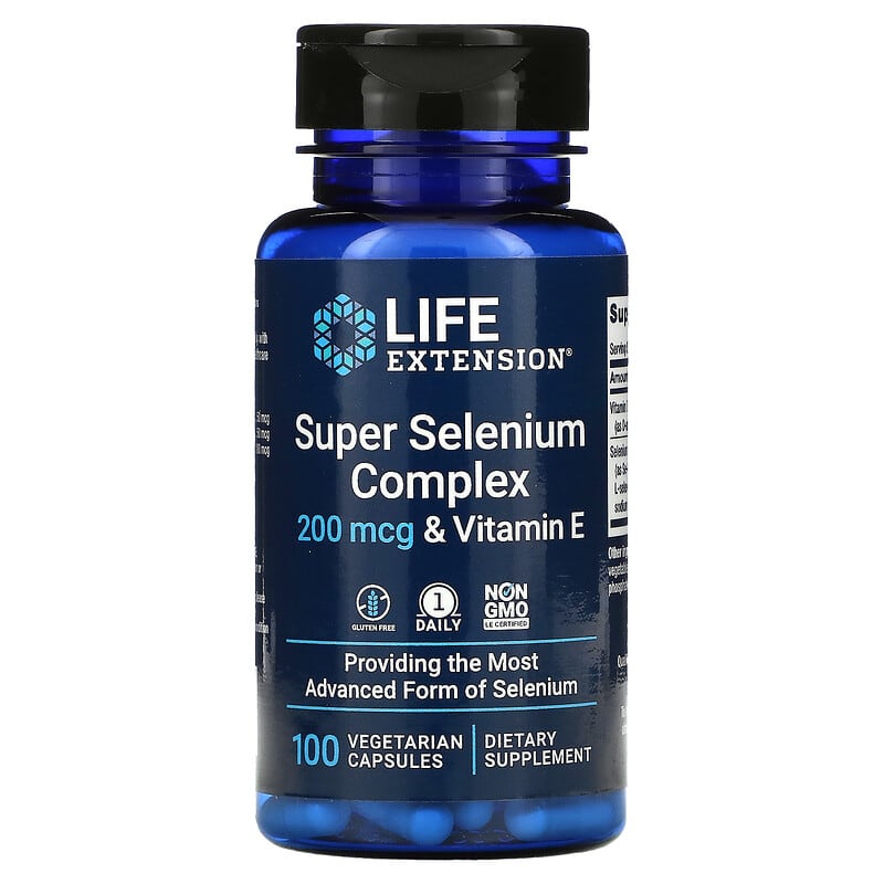 Life Extension Super Selenium Complex & Vitamin E 200 mcg