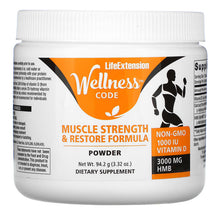 Load image into Gallery viewer, Life Extension Wellness Code Muscle Strength &amp; Restore Formula Powder
