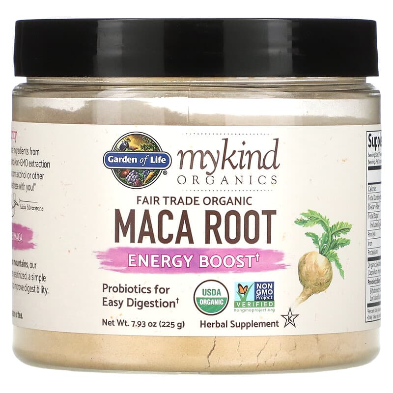 Garden of Life MyKind Organics, Fair Trade Organic Maca Root Energy Boost