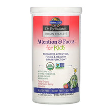 Load image into Gallery viewer, Garden of Life Dr. Formulated Brain Health Attention &amp; Focus for Kids
