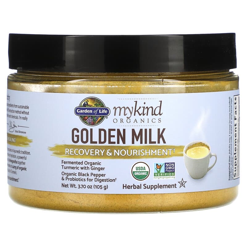 Garden of Life, MyKind Organics, Golden Milk, Recovery & Nourishment