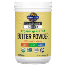 Load image into Gallery viewer, Garden of Life Dr. Formulated Keto Organic Grass Fed Butter Powder
