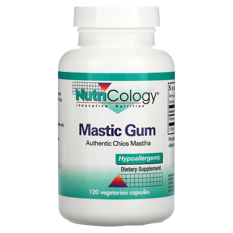 Nutricology Mastic Gum Chios Gum Mastic 500 mg