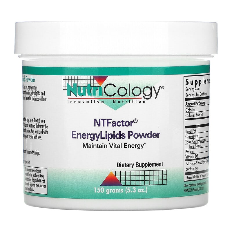 Nutricology NTFactor® EnergyLipids Powder Maintain Vital Energy