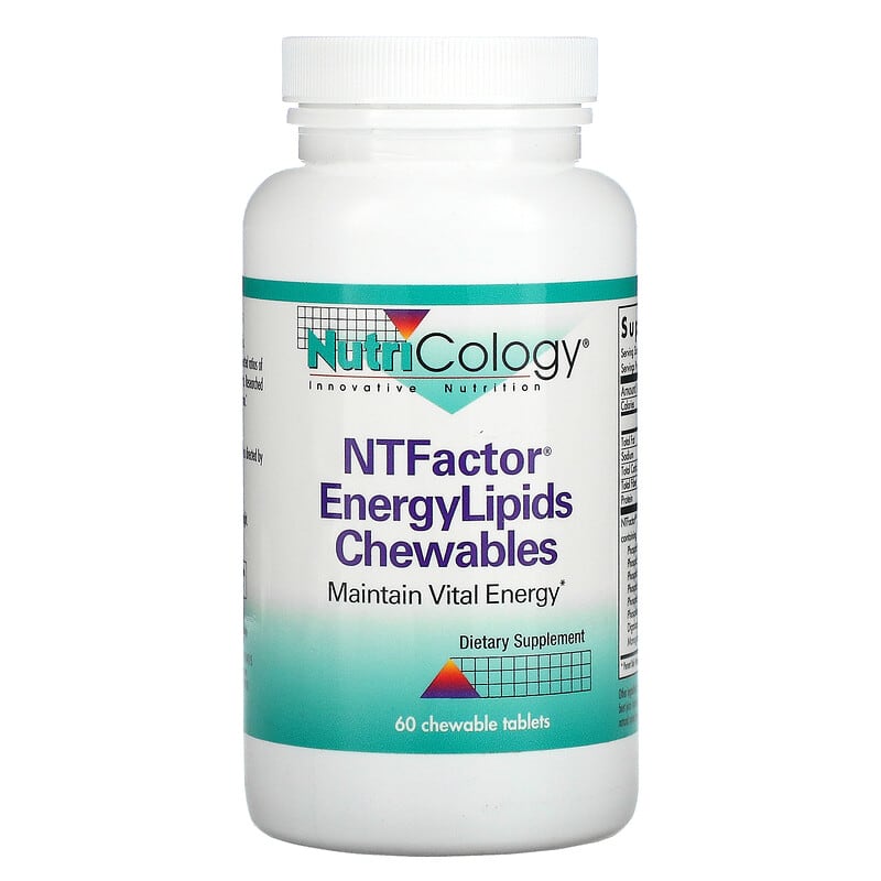 Nutricology NTFactor® EnergyLipids Chewables Maintain Vital Energy