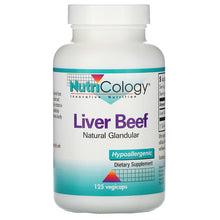 Load image into Gallery viewer, Nutricology Liver Beef Natural Glandular
