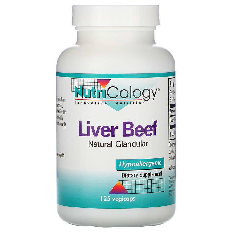 Nutricology Liver Beef Natural Glandular