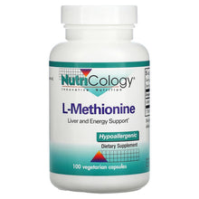 Load image into Gallery viewer, Nutricology L-Methionine Free Form Amino Acid
