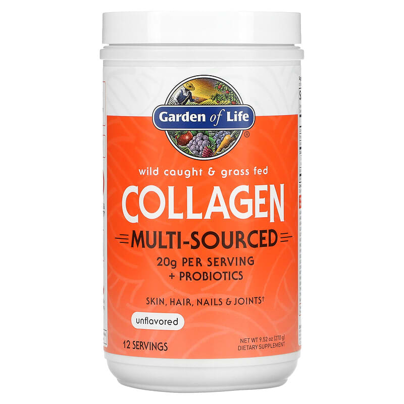 Garden of Life Wild Caught & Grass Fed Collagen Multi-Sourced Unflavored