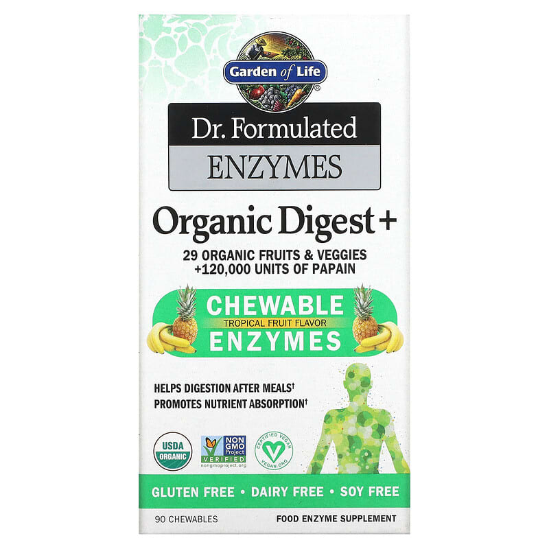 Garden of Life Dr. Formulated Enzymes Organic Digest +