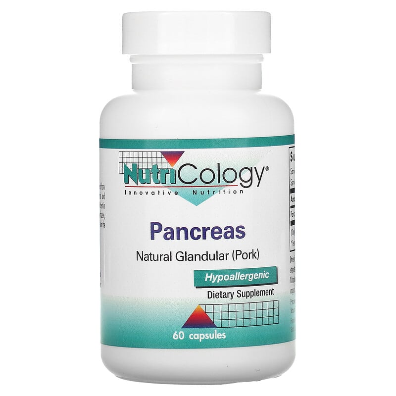 Nutricology Pancreas Natural Glandular (Pork)