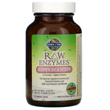 Load image into Gallery viewer, Garden of Life Raw Enzymes Women 50 &amp; Wiser
