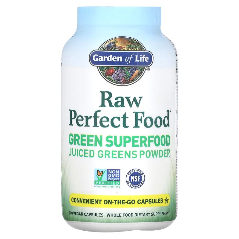 Garden of Life RAW Perfect Food Green Superfood Juiced Greens Powder