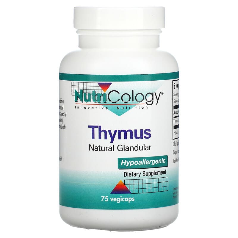 Nutricology Thymus Natural Glandular