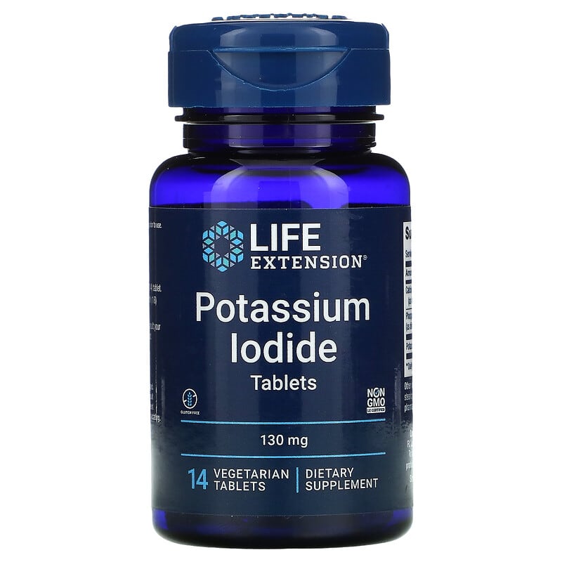 Life Extension Potassium Iodide Tablets 130 mg