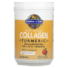 Load image into Gallery viewer, Garden of Life Multi-Sourced Collagen Turmeric Apple Cinnamon
