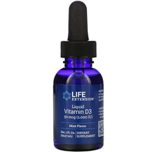 Load image into Gallery viewer, Life Extension Liquid Vitamin D3 2,000 IU
