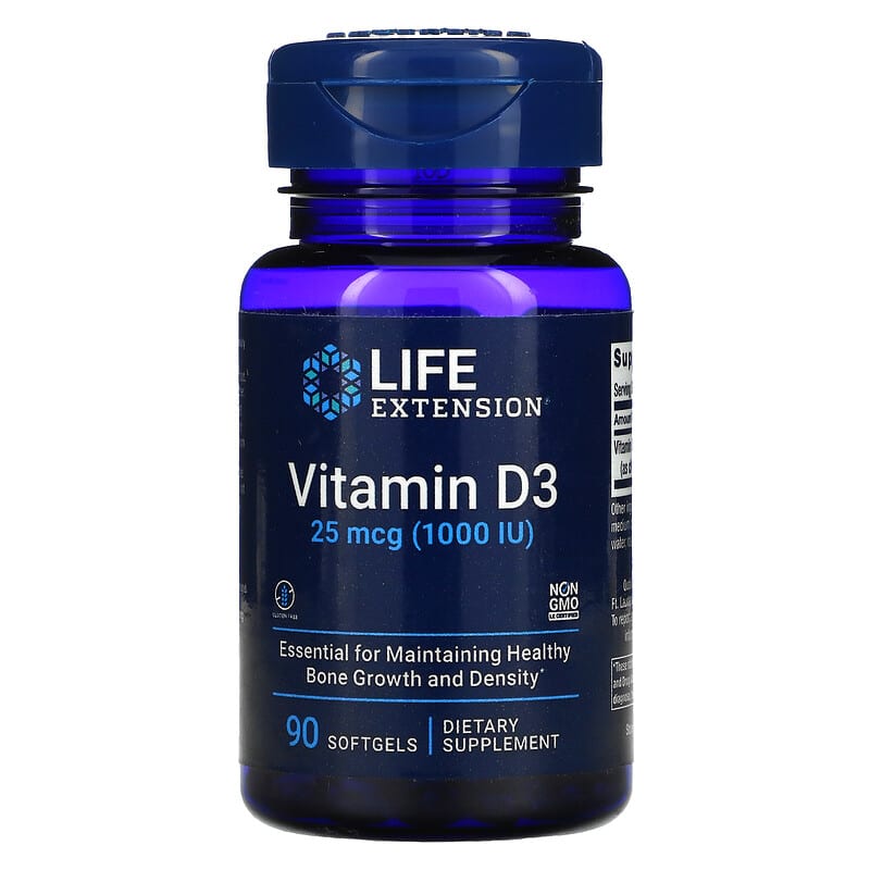 Life Extension Vitamin D3 25 mcg