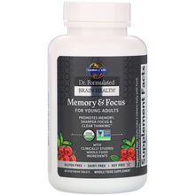 Load image into Gallery viewer, Garden of Life Dr. Formulated Brain Health Memory &amp; Focus for Young Adults
