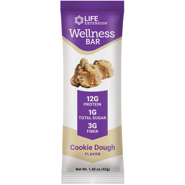 Life Extension Wellness Bar (Cookie Dough)