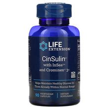 Load image into Gallery viewer, Life Extension CinSulin® with InSea2® and Crominex® 3+
