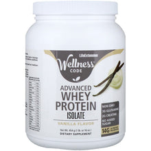 Load image into Gallery viewer, Life Extension Wellness Code Advanced Whey Protein Isolate (Vanilla)
