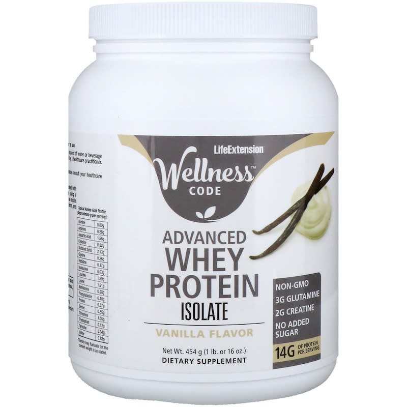 Life Extension Wellness Code Advanced Whey Protein Isolate (Vanilla)