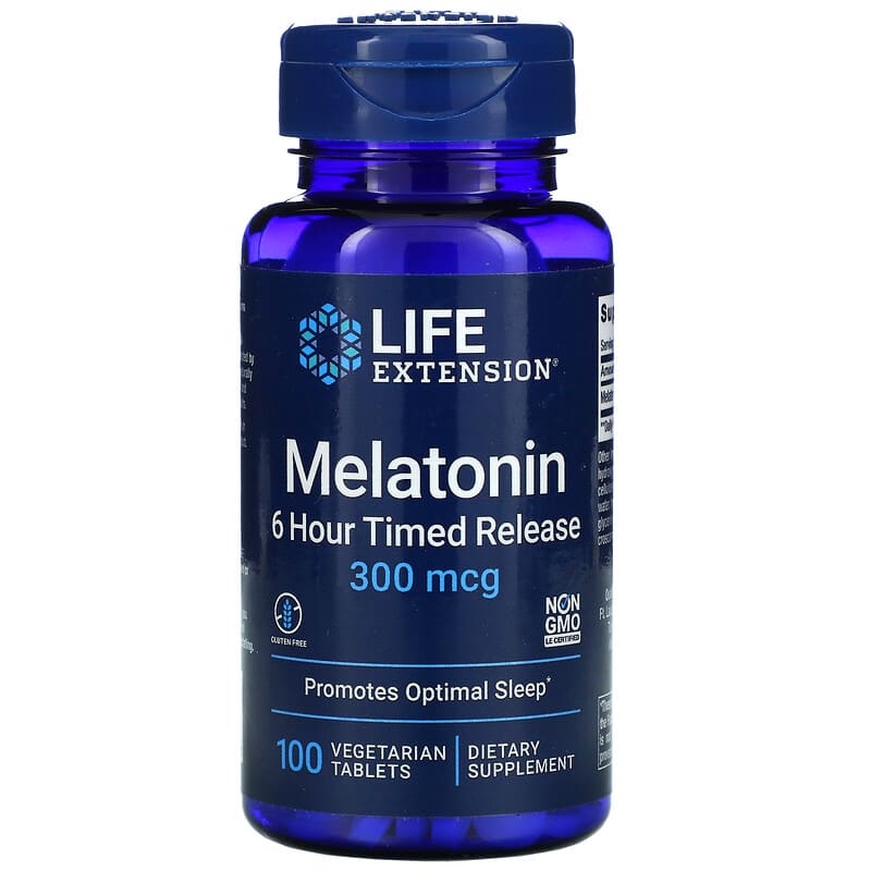 Life Extension Melatonin 6 Hour Timed Release