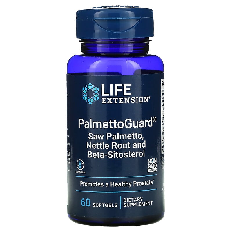 Life Extension PalmettoGuard® Saw Palmetto, Nettle Root and Beta-Sitosterol