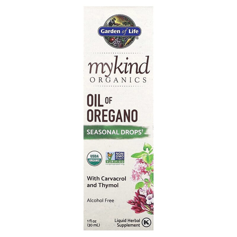 Garden of Life MyKind Organics, Oil of Oregano Seasonal Drops