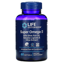 Load image into Gallery viewer, Life Extension Super Omega-3 EPA/DHA Fish Oil, Sesame Lignans &amp; Olive Extract
