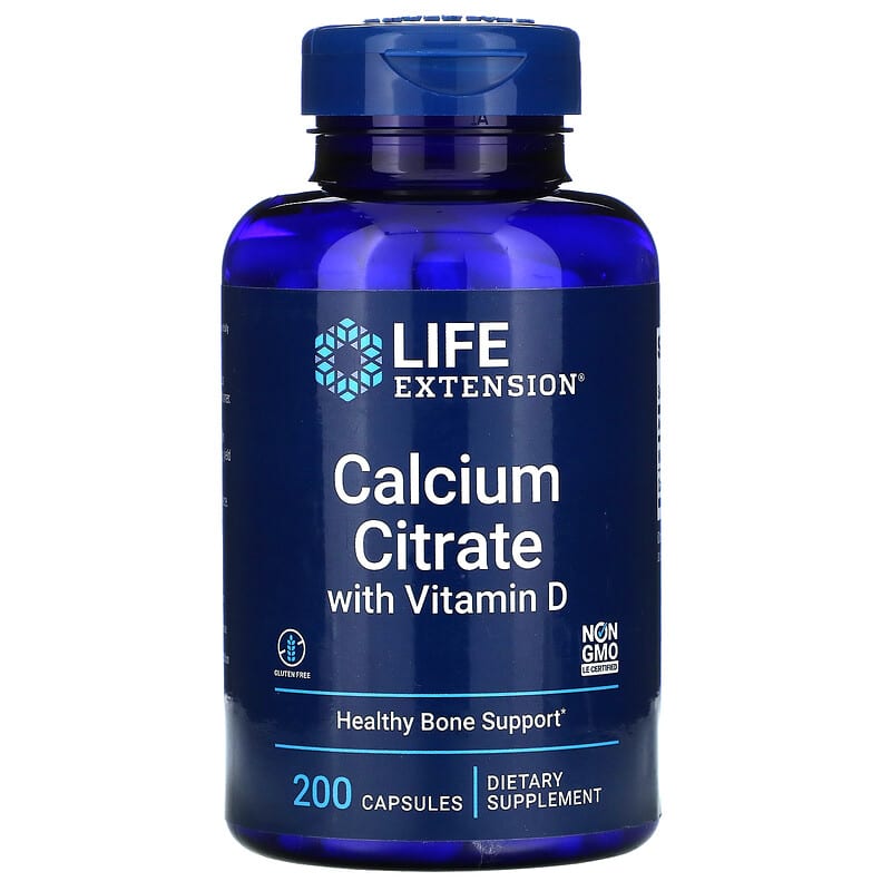 Life Extension Calcium Citrate with Vitamin D