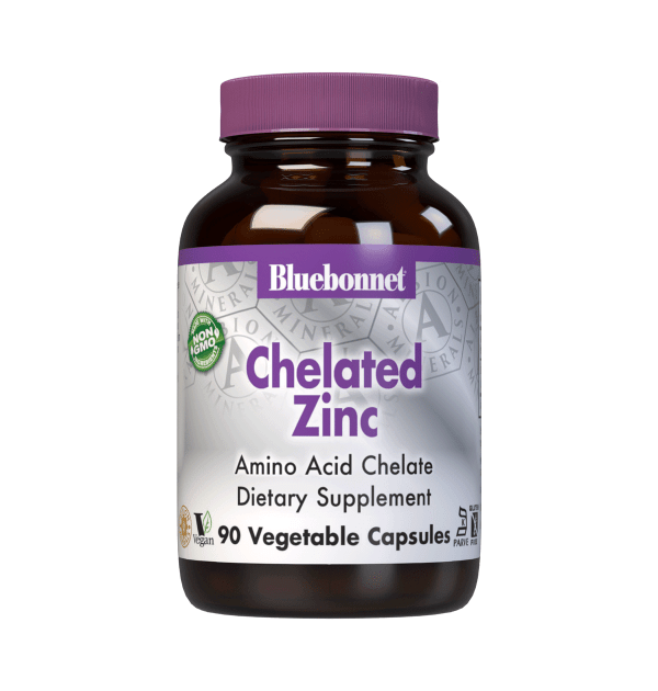 BLUEBONNET ALBION® CHELATED ZINC 90 VEG. CAPSULES