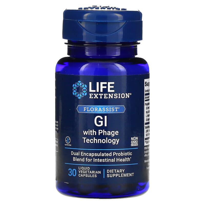 Life Extension FLORASSIST® GI with Phage Technology