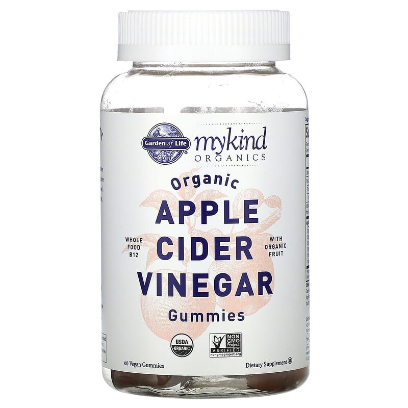 Garden of Life MyKind Organics, Organic Apple Cider Vinegar Gummies