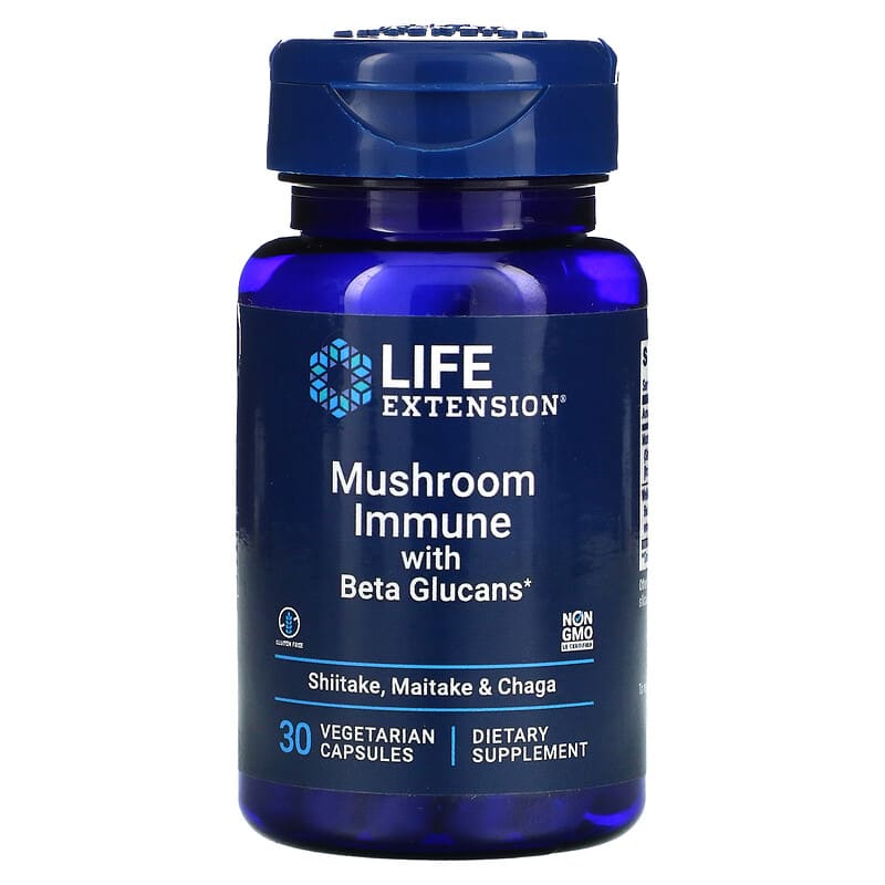 Life Extension Mushroom Immune with Beta Glucans