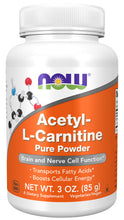 Load image into Gallery viewer, NOW Foods Acetyl-L-Carnitine Pure Powder
