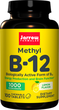 Load image into Gallery viewer, Jarrow Formulas Methyl B-12 Lemon - 1000mcg
