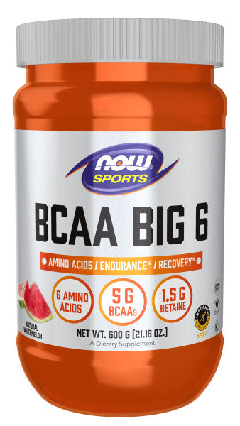 NOW Sports BCAA Big 6, 600 g
