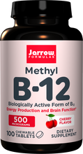 Load image into Gallery viewer, Jarrow Formulas Methyl B-12 Cherry - 500mcg
