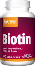 Load image into Gallery viewer, Jarrow Formulas Biotin 5000 mcg
