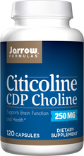 Load image into Gallery viewer, Jarrow Formulas Citicoline (CDP Choline) 250 mg
