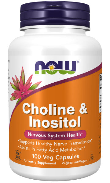 NOW Foods Choline & Inositol 500 mg